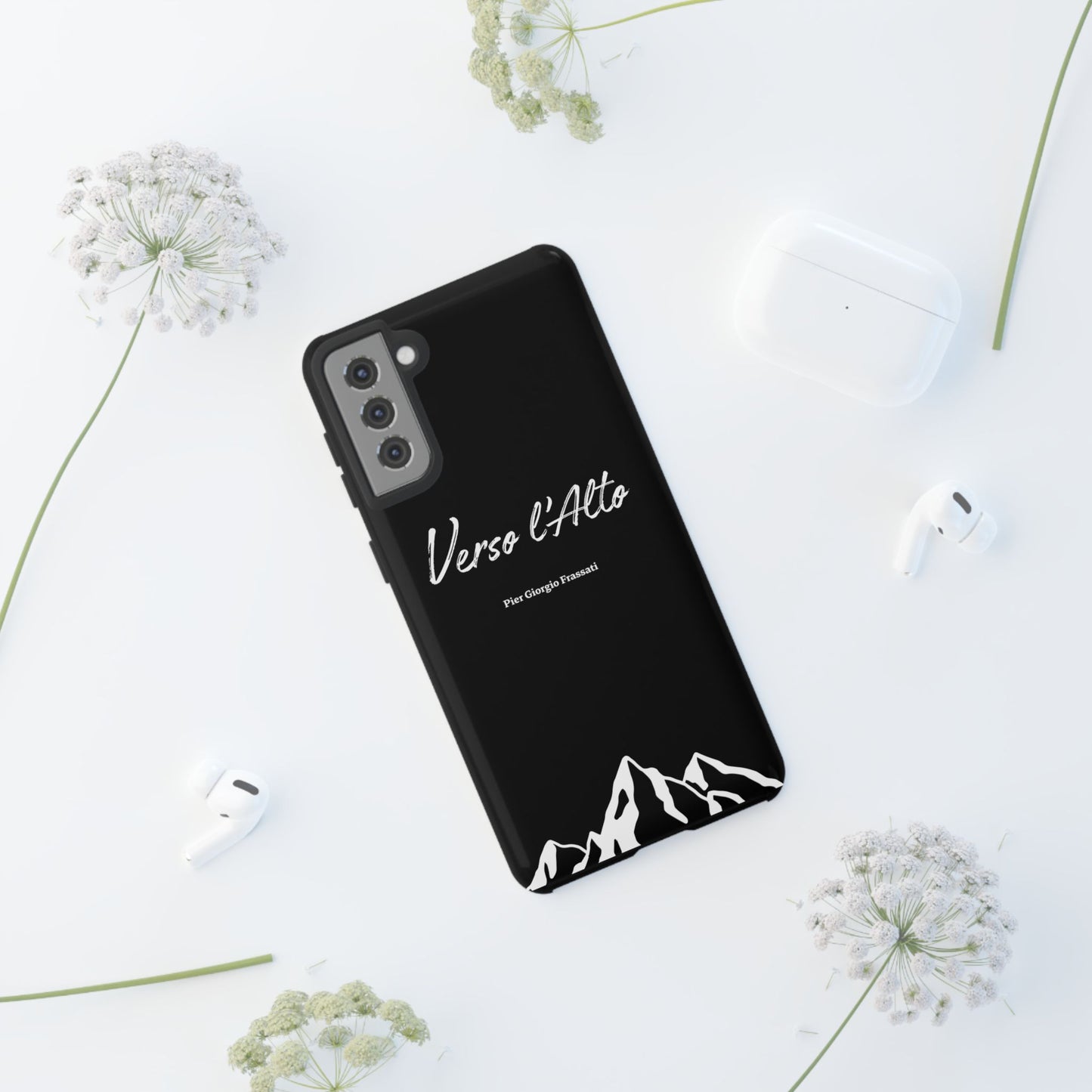 Black Mountain Adventure Phone Case - Stylish Verso l'Alto Phone Protection