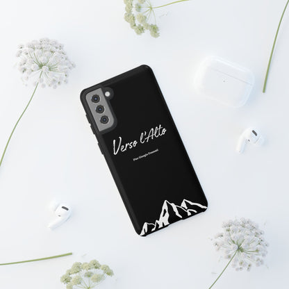 Black Mountain Adventure Phone Case - Stylish Verso l'Alto Phone Protection