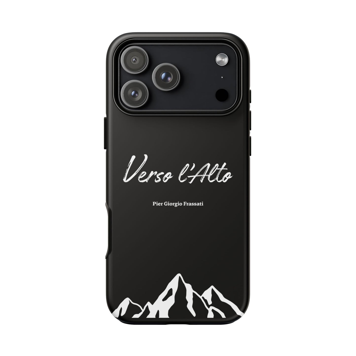 Black Mountain Adventure Phone Case - Stylish Verso l'Alto Phone Protection