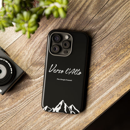 Black Mountain Adventure Phone Case - Stylish Verso l'Alto Phone Protection