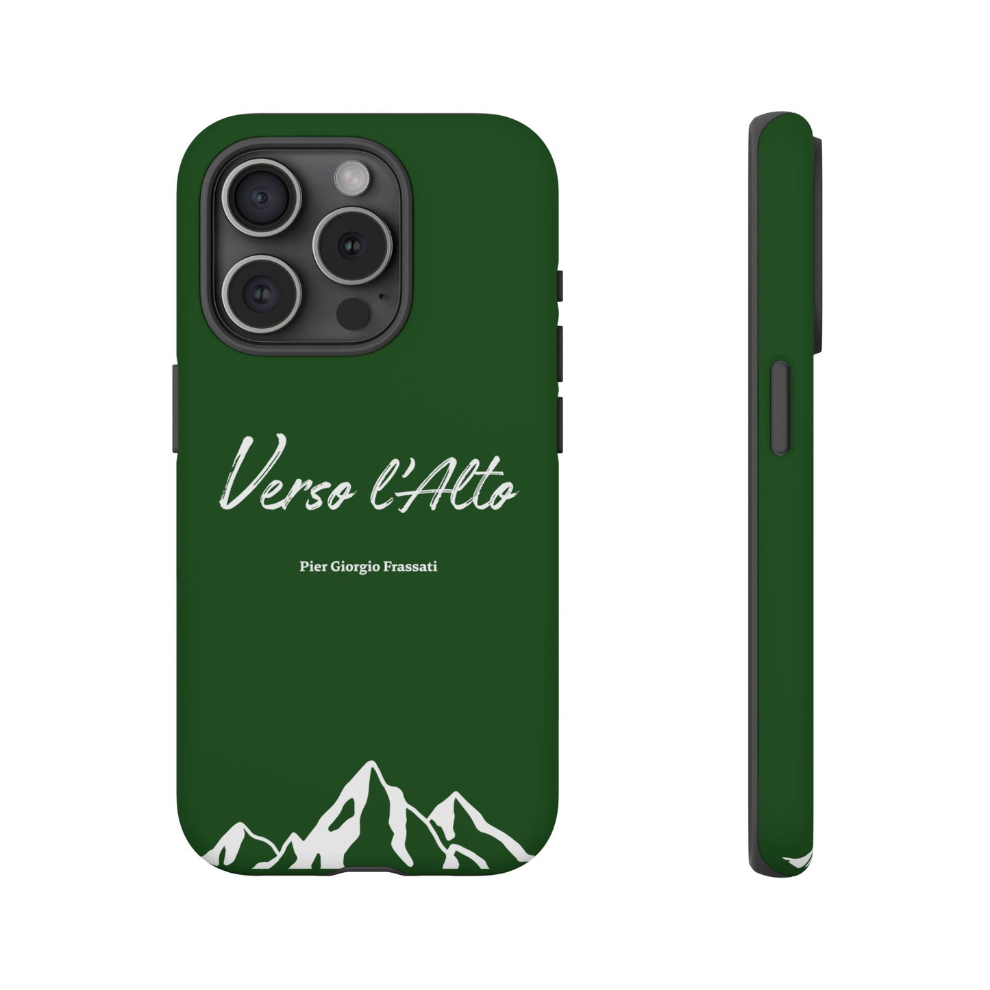 Vert Sapin Mountain Adventure Phone Case - Stylish Verso l'Alto Phone Protection