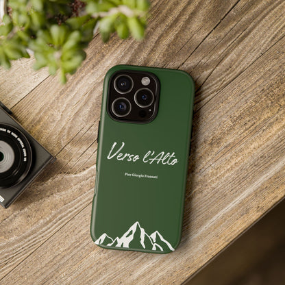Vert Sapin Mountain Adventure Phone Case - Stylish Verso l'Alto Phone Protection