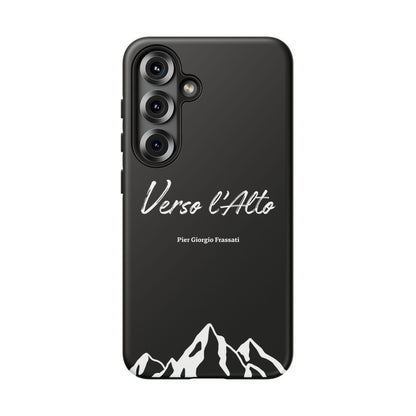 Black Mountain Adventure Phone Case - Stylish Verso l'Alto Phone Protection