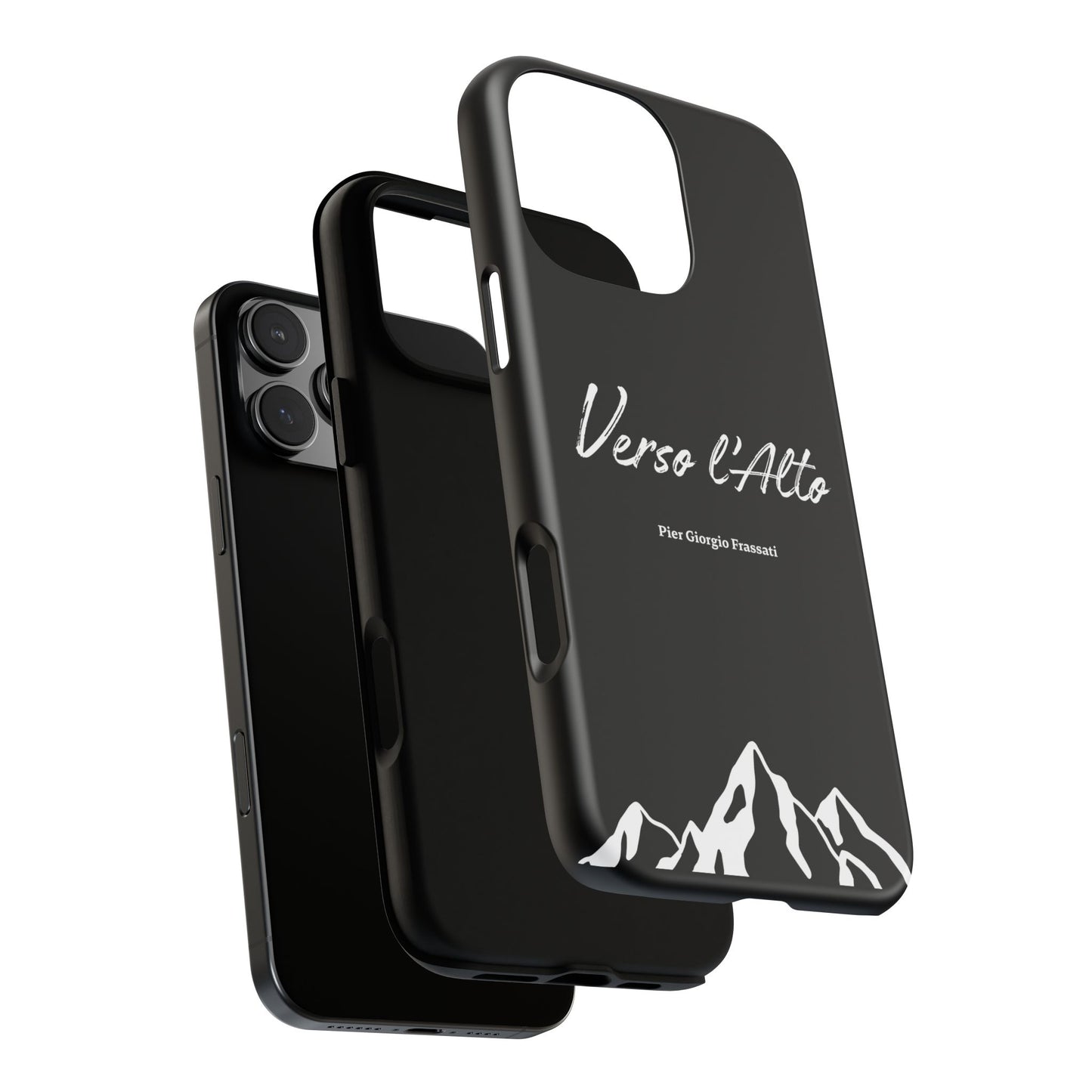 Black Mountain Adventure Phone Case - Stylish Verso l'Alto Phone Protection