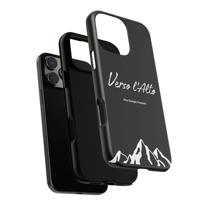 Black Mountain Adventure Phone Case - Stylish Verso l'Alto Phone Protection