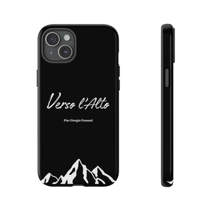 Black Mountain Adventure Phone Case - Stylish Verso l'Alto Phone Protection
