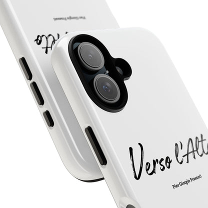 White Mountain Adventure Phone Case - Stylish Verso l'Alto Phone Protection