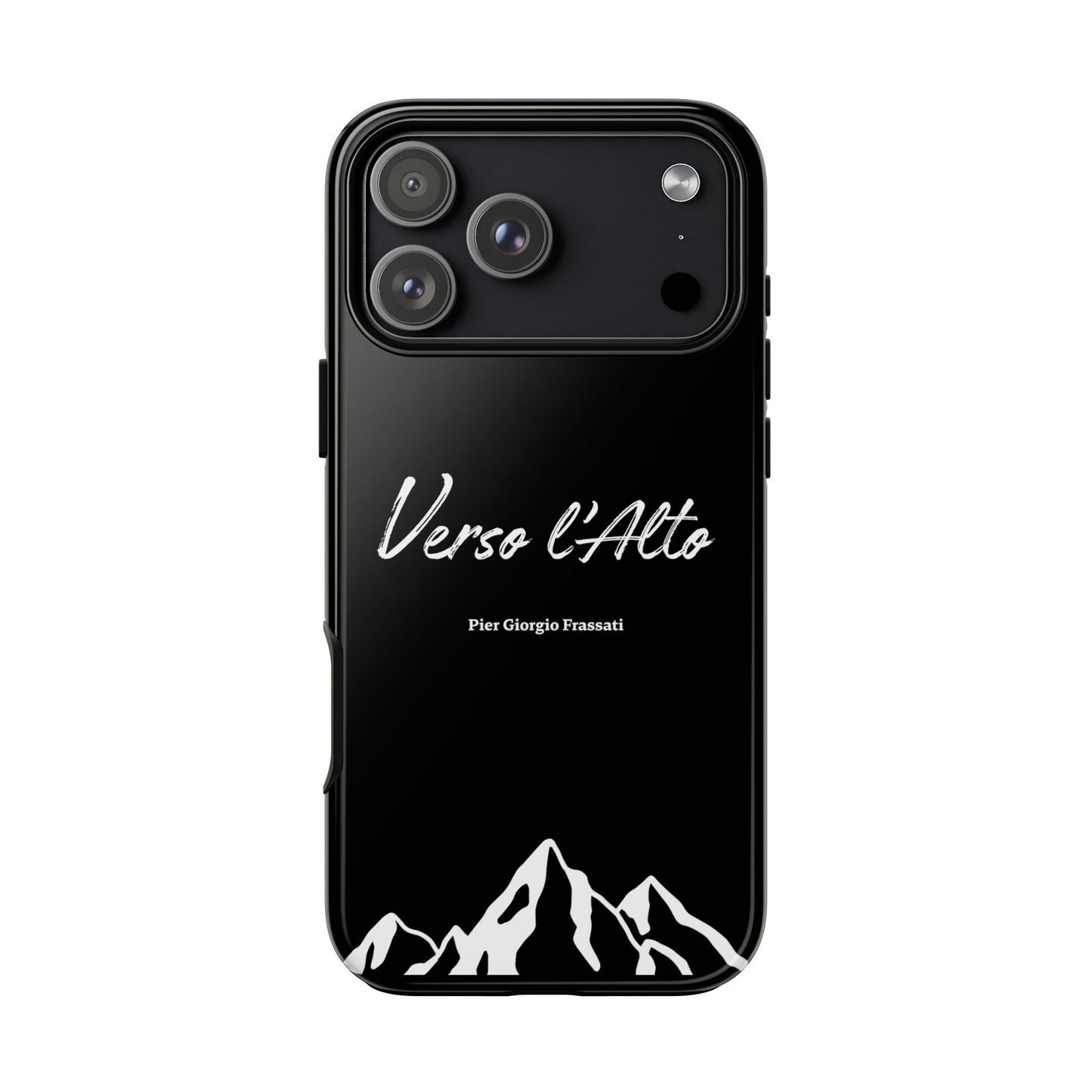 Black Mountain Adventure Phone Case - Stylish Verso l'Alto Phone Protection