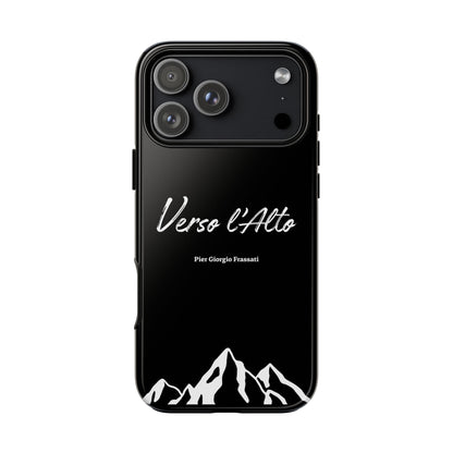 Black Mountain Adventure Phone Case - Stylish Verso l'Alto Phone Protection