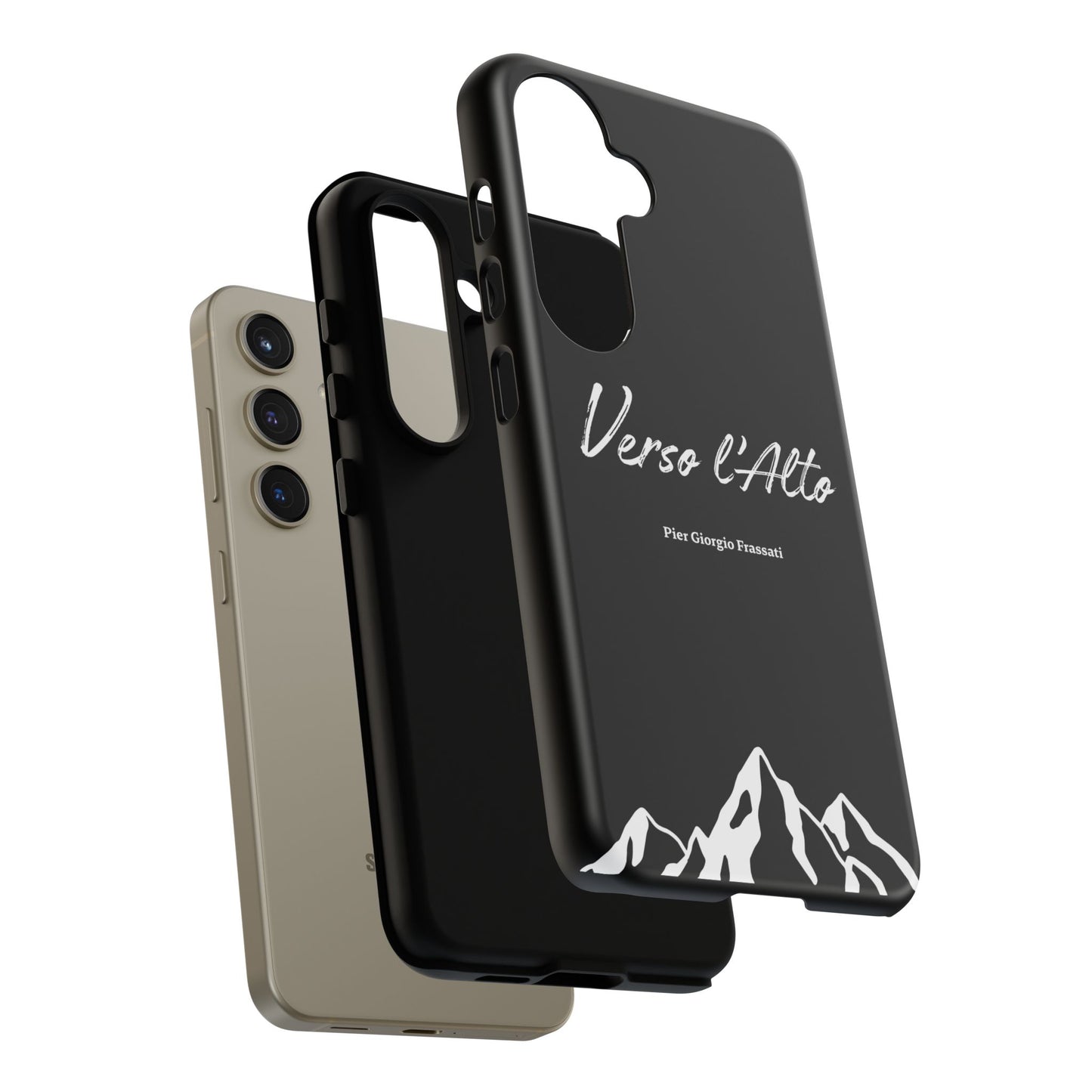 Black Mountain Adventure Phone Case - Stylish Verso l'Alto Phone Protection
