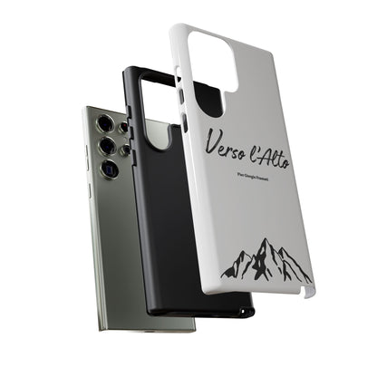 White Mountain Adventure Phone Case - Stylish Verso l'Alto Phone Protection