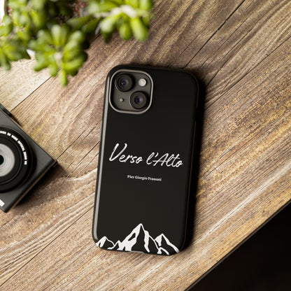 Black Mountain Adventure Phone Case - Stylish Verso l'Alto Phone Protection