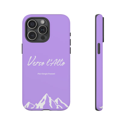 Mauve Mountain Adventure Phone Case - Stylish Verso l'Alto Phone Protection