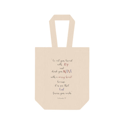 Double Wine Tote Bag