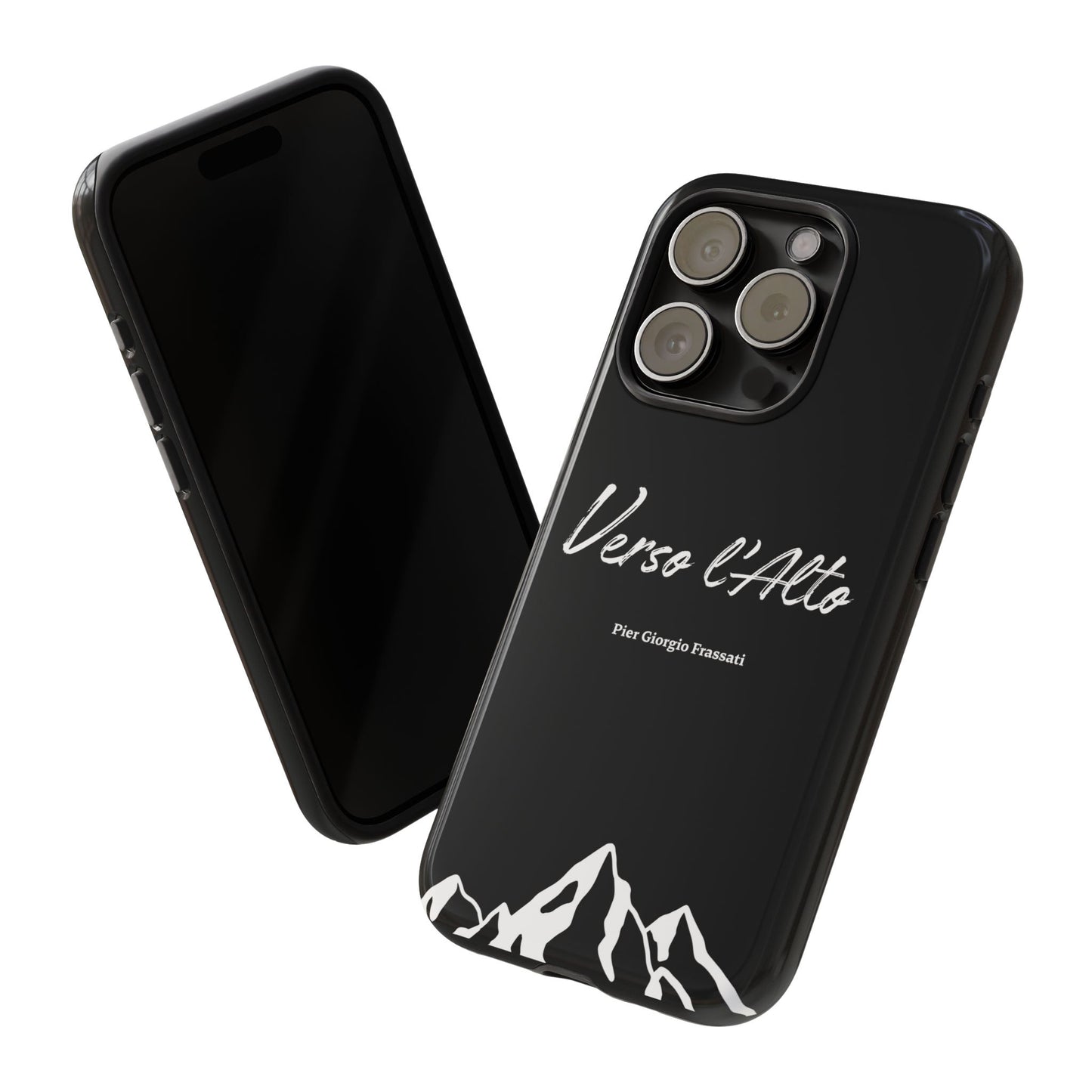Black Mountain Adventure Phone Case - Stylish Verso l'Alto Phone Protection