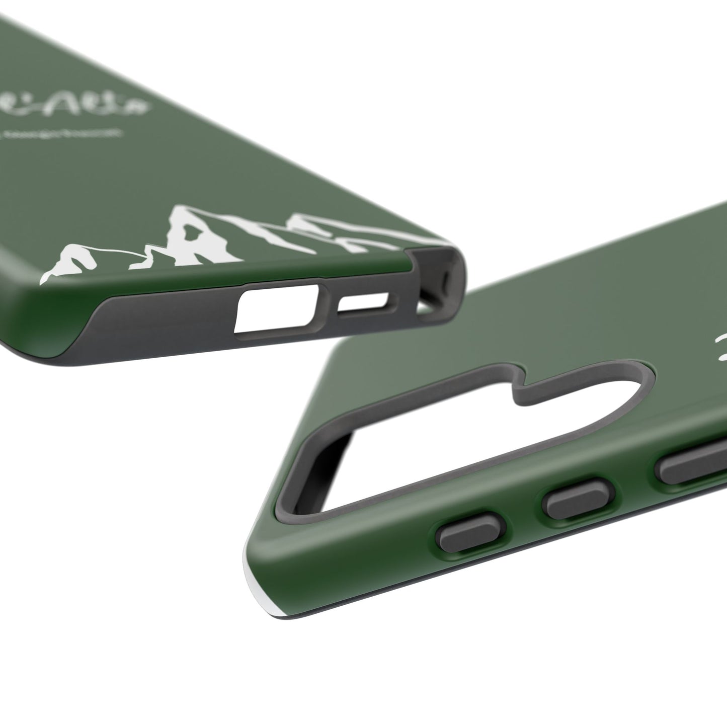 Vert Sapin Mountain Adventure Phone Case - Stylish Verso l'Alto Phone Protection
