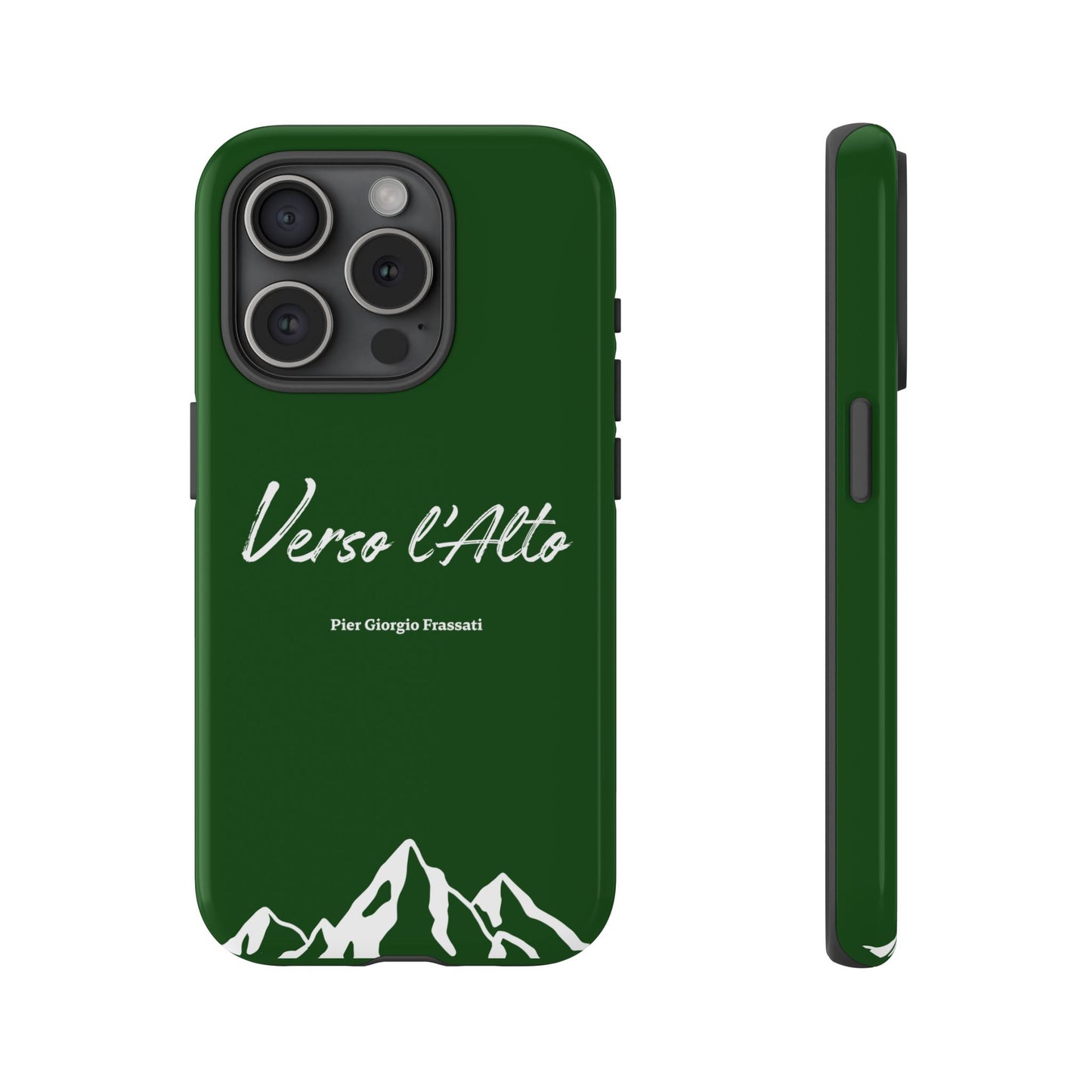 Vert Sapin Mountain Adventure Phone Case - Stylish Verso l'Alto Phone Protection