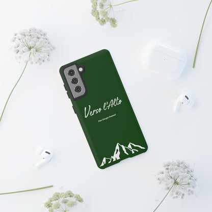 Vert Sapin Mountain Adventure Phone Case - Stylish Verso l'Alto Phone Protection