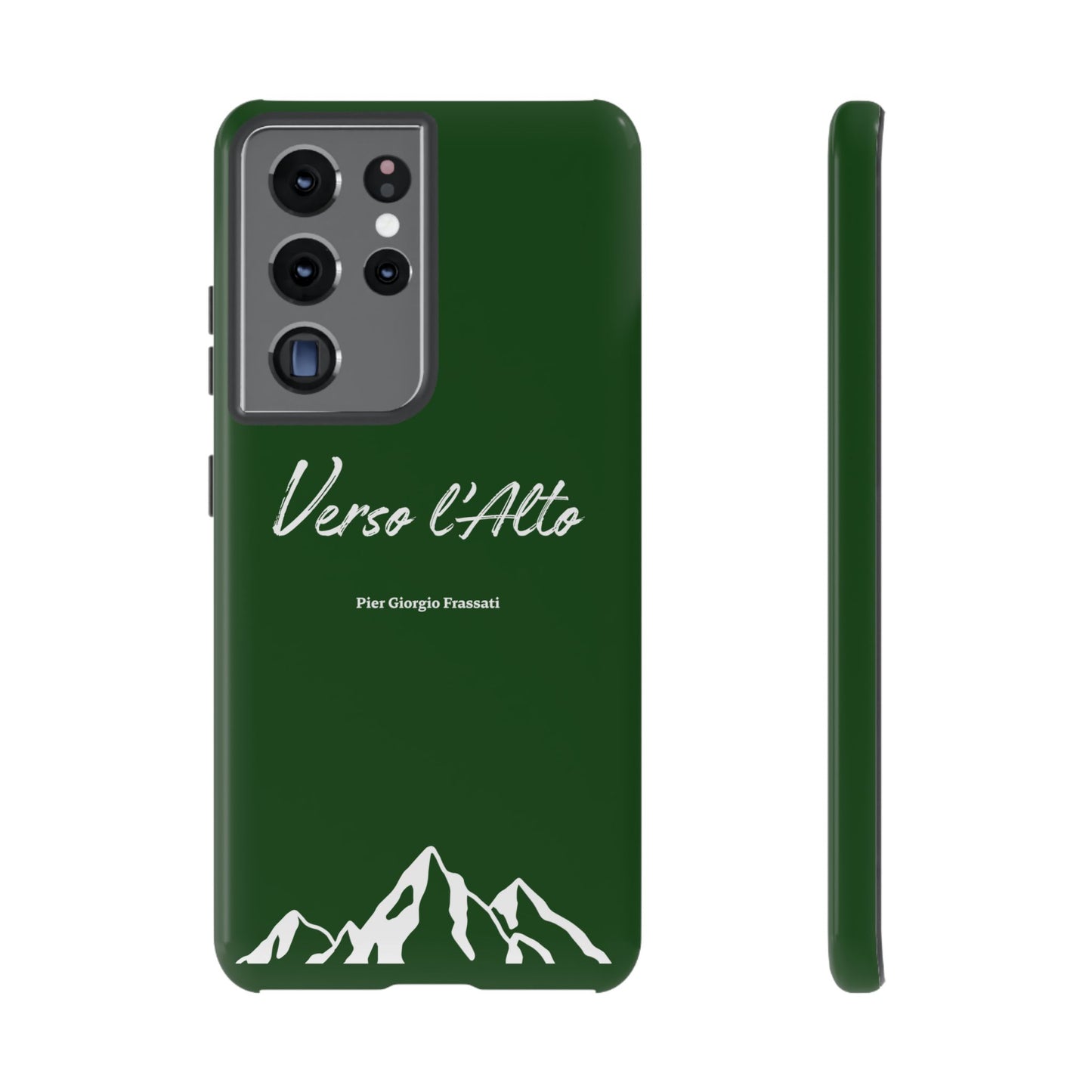 Vert Sapin Mountain Adventure Phone Case - Stylish Verso l'Alto Phone Protection