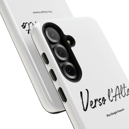 White Mountain Adventure Phone Case - Stylish Verso l'Alto Phone Protection