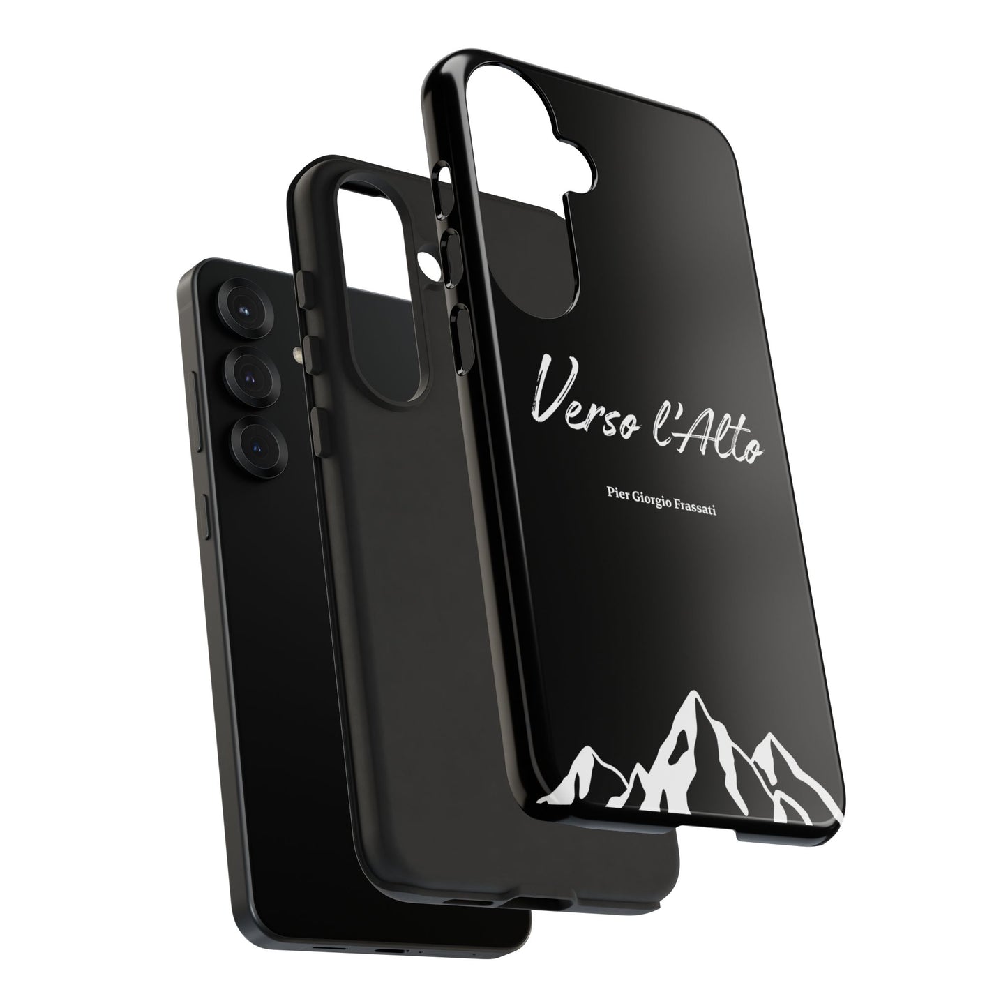 Black Mountain Adventure Phone Case - Stylish Verso l'Alto Phone Protection