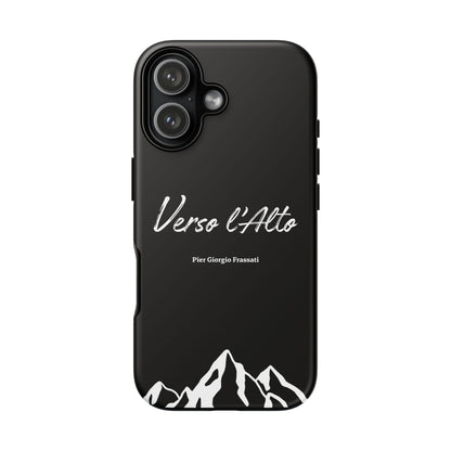 Black Mountain Adventure Phone Case - Stylish Verso l'Alto Phone Protection