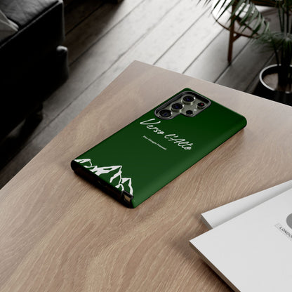 Vert Sapin Mountain Adventure Phone Case - Stylish Verso l'Alto Phone Protection
