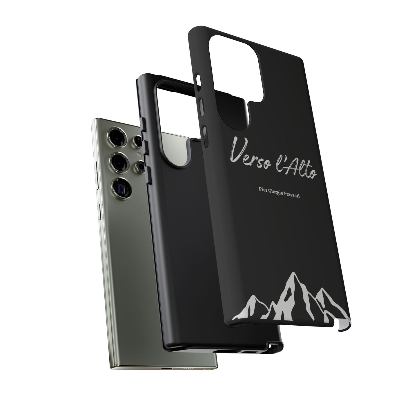 Black Mountain Adventure Phone Case - Stylish Verso l'Alto Phone Protection