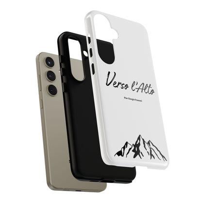 White Mountain Adventure Phone Case - Stylish Verso l'Alto Phone Protection