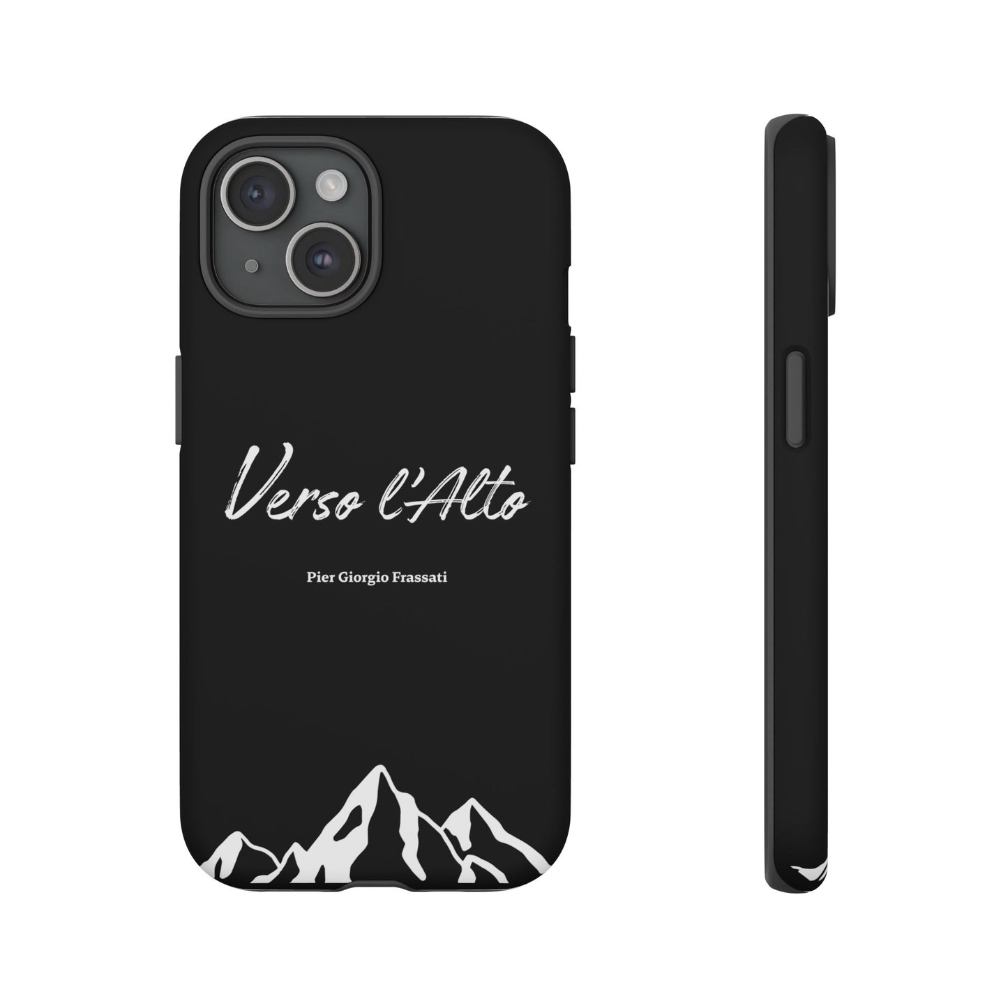 Black Mountain Adventure Phone Case - Stylish Verso l'Alto Phone Protection