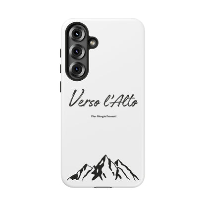 White Mountain Adventure Phone Case - Stylish Verso l'Alto Phone Protection