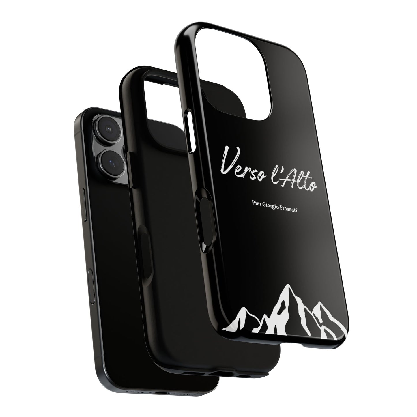 Black Mountain Adventure Phone Case - Stylish Verso l'Alto Phone Protection