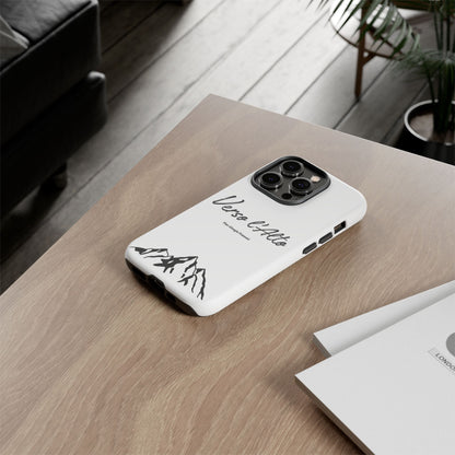 White Mountain Adventure Phone Case - Stylish Verso l'Alto Phone Protection