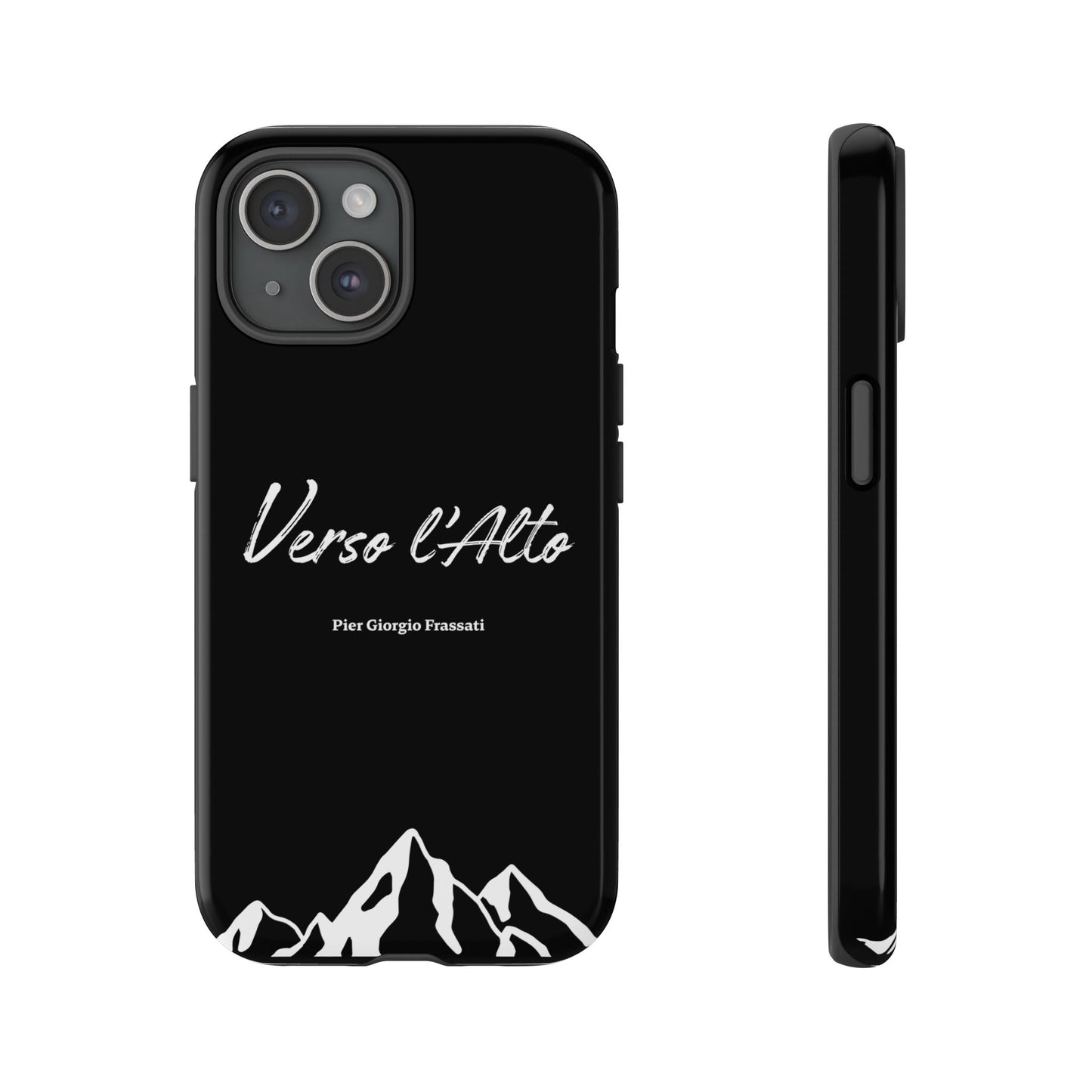 Black Mountain Adventure Phone Case - Stylish Verso l'Alto Phone Protection