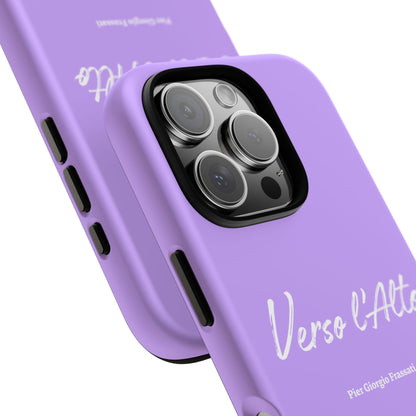 Mauve Mountain Adventure Phone Case - Stylish Verso l'Alto Phone Protection