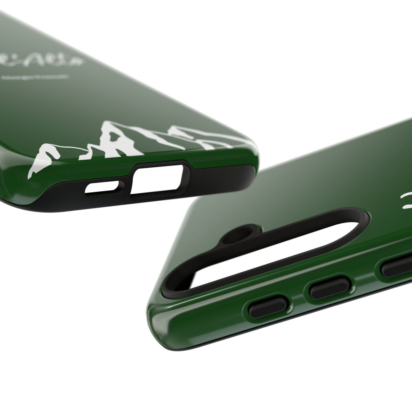 Vert Sapin Mountain Adventure Phone Case - Stylish Verso l'Alto Phone Protection