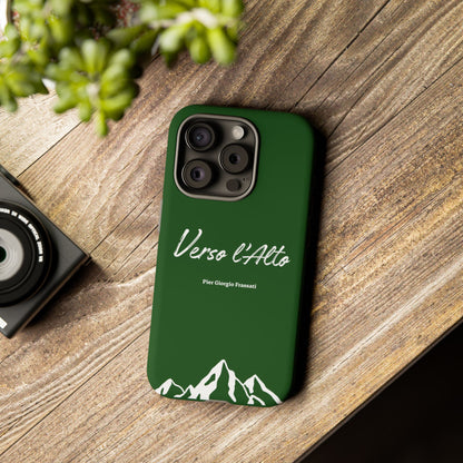 Vert Sapin Mountain Adventure Phone Case - Stylish Verso l'Alto Phone Protection