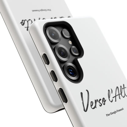 White Mountain Adventure Phone Case - Stylish Verso l'Alto Phone Protection