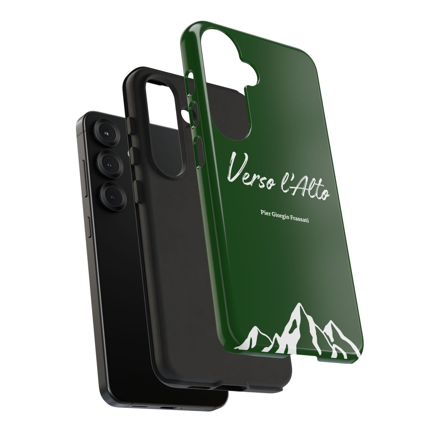Vert Sapin Mountain Adventure Phone Case - Stylish Verso l'Alto Phone Protection