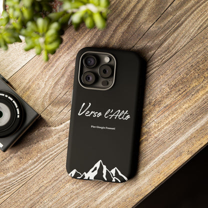 Black Mountain Adventure Phone Case - Stylish Verso l'Alto Phone Protection