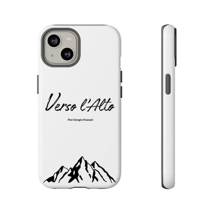 White Mountain Adventure Phone Case - Stylish Verso l'Alto Phone Protection