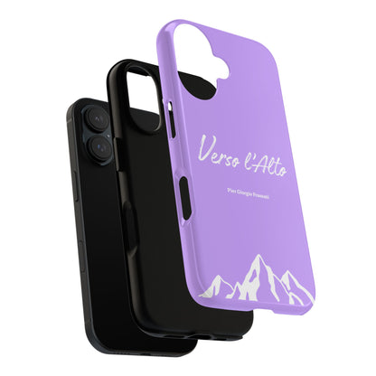 Mauve Mountain Adventure Phone Case - Stylish Verso l'Alto Phone Protection