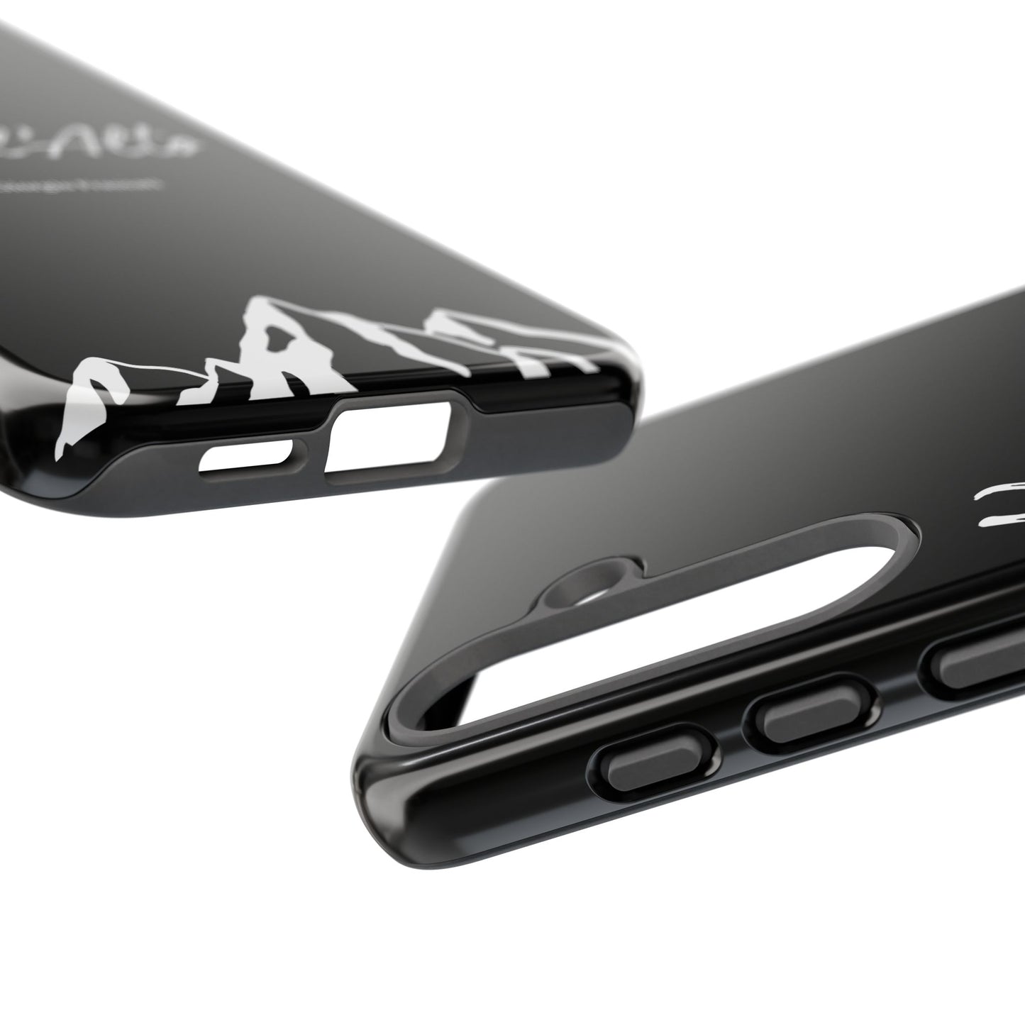 Black Mountain Adventure Phone Case - Stylish Verso l'Alto Phone Protection