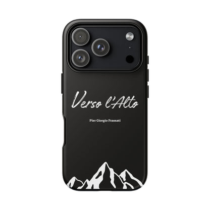 Black Mountain Adventure Phone Case - Stylish Verso l'Alto Phone Protection