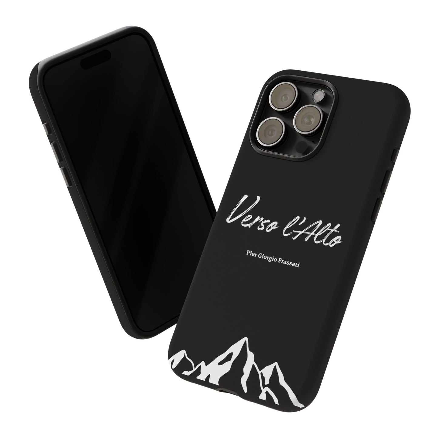 Black Mountain Adventure Phone Case - Stylish Verso l'Alto Phone Protection