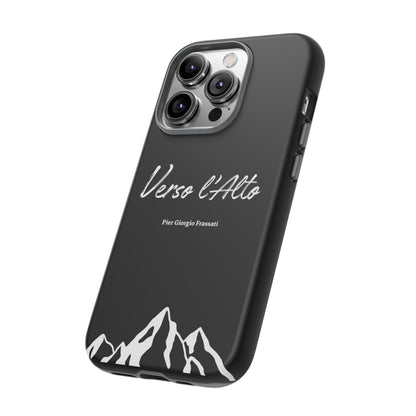 Black Mountain Adventure Phone Case - Stylish Verso l'Alto Phone Protection