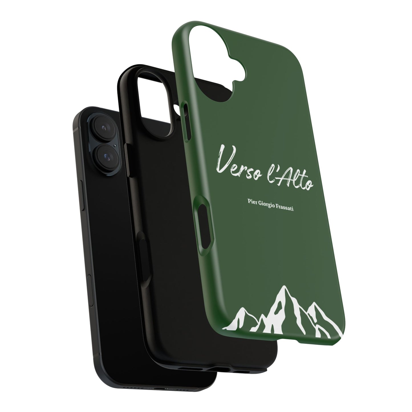 Vert Sapin Mountain Adventure Phone Case - Stylish Verso l'Alto Phone Protection