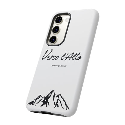 White Mountain Adventure Phone Case - Stylish Verso l'Alto Phone Protection