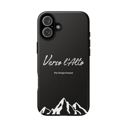 Black Mountain Adventure Phone Case - Stylish Verso l'Alto Phone Protection