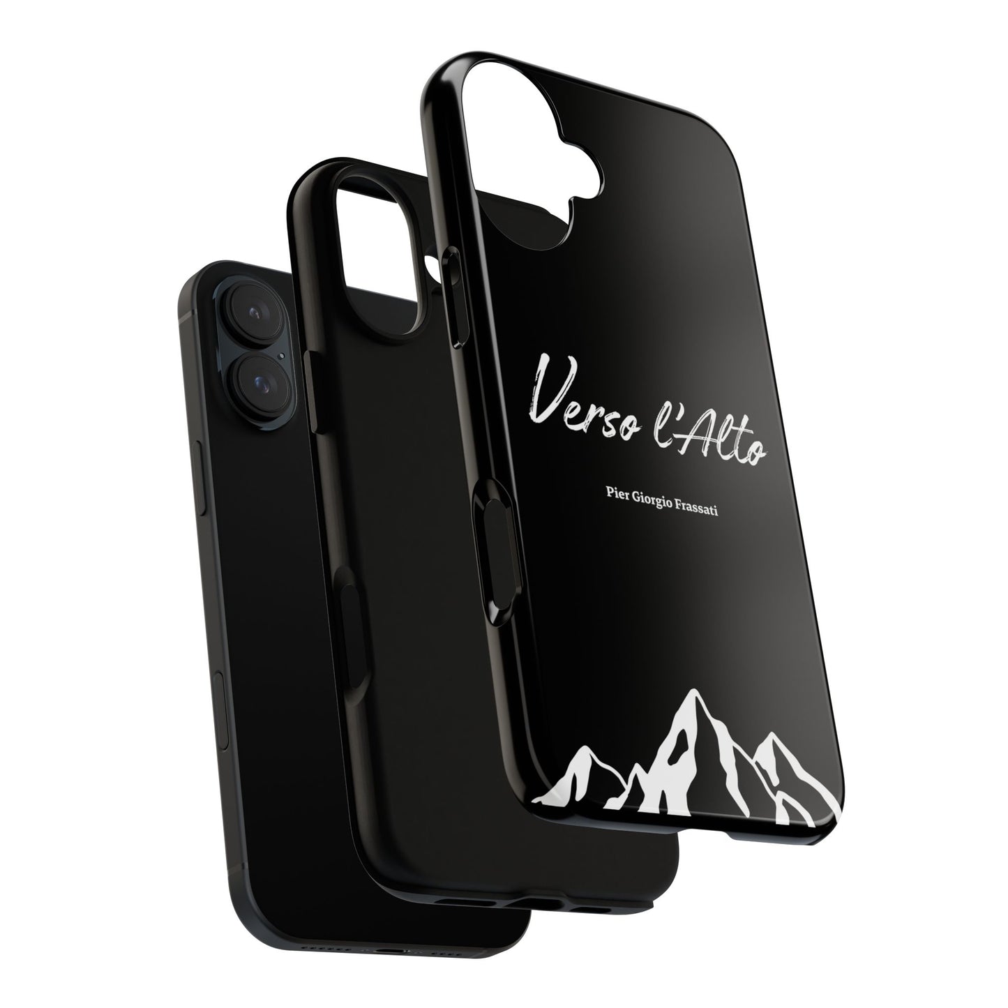 Black Mountain Adventure Phone Case - Stylish Verso l'Alto Phone Protection